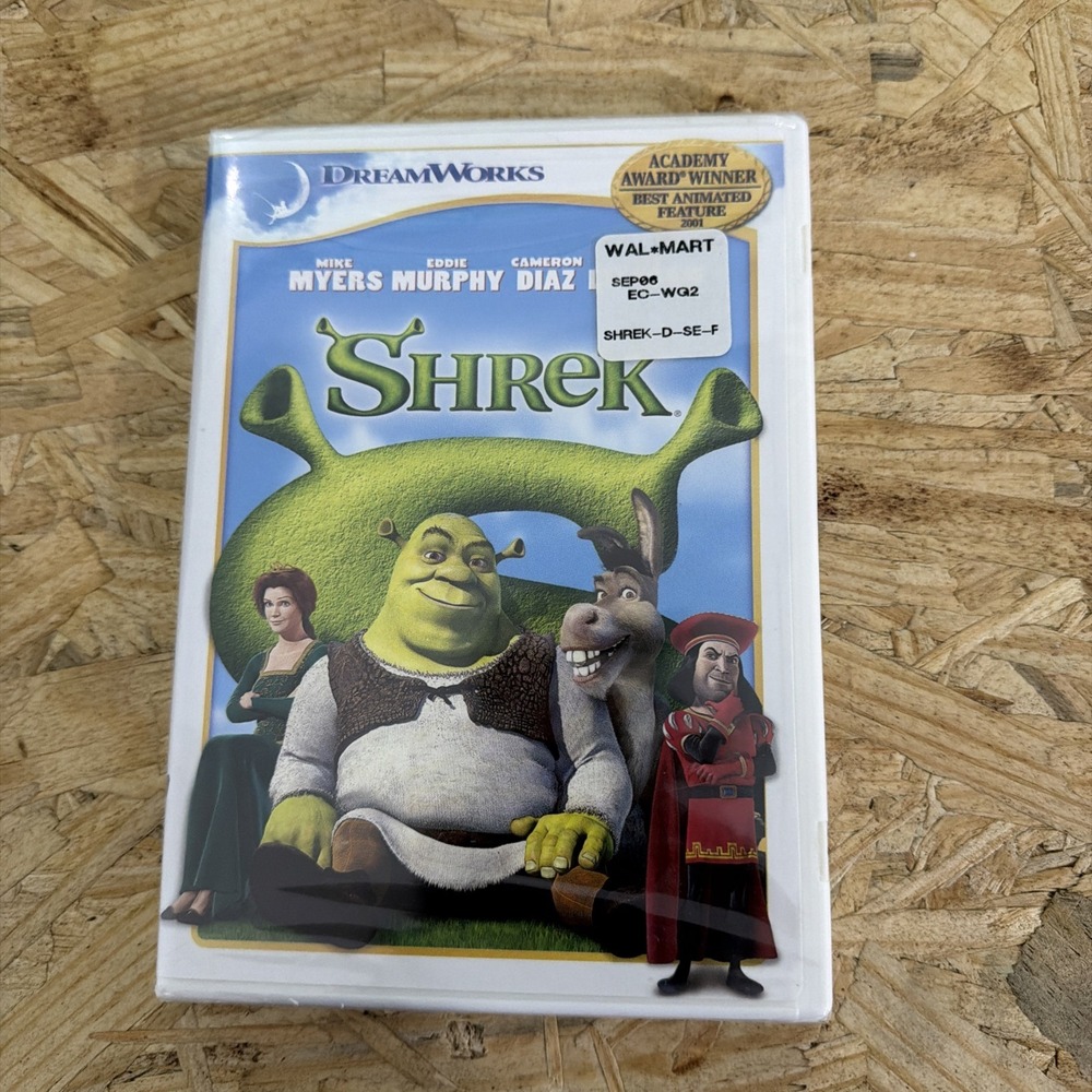 Shrek DVD 2001 Dreamworks Animated Movie New Sealed 0678149069921